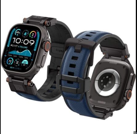 Λουράκι Smartwatch Spigen Durapro Armor for Apple Watch 4/5/6/7/8/9/10/SE/Ultra 1/2 44/45/46/49mm Navy Blue