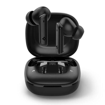 Ακουστικό Spigen Wireless Earbuds SA-TW P20 Bluetooth 5.2, Active Noise Cancelling, Microphone, Low Latency, Audio App Black