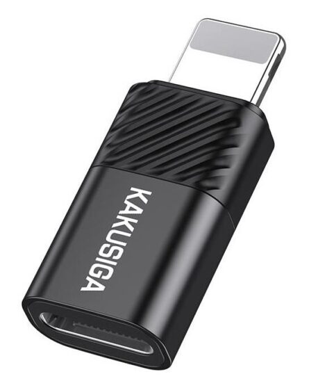 Αντάπτορας Kakusiga Lightning to Type-C KSC-1408 480Mbps 2A Black