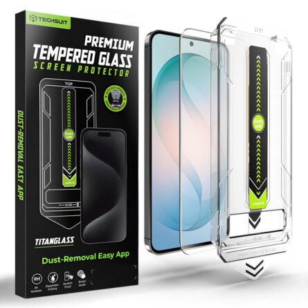Προστασία οθόνης κινητού Techsuit TitanGlass CrystalHD for Samsung Galaxy S26 Plus Clear (Fingerprint Unlock Compatible)