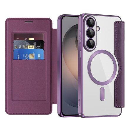 Θήκη κινητού Techsuit SmartMag Book for Samsung Galaxy S26 Purple