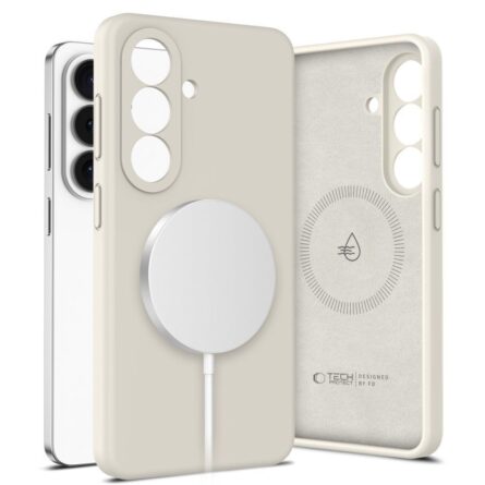 Θήκη κινητού Tech-Protect Silicone MagSafe for Samsung S26 Cosmic Latte