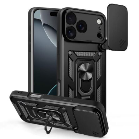 Θήκη κινητού Techsuit CamShield Series for iPhone 17 Pro Max / 18 Pro Max Black