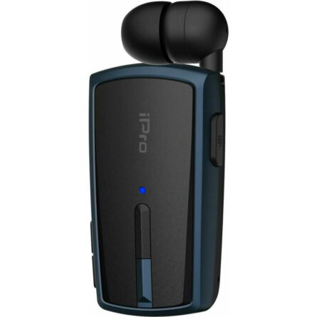 Ακουστικό Bluetooth iPro RH120 Retractable Μαύρο-Μπλε