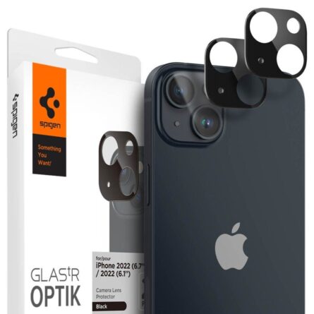 Προστασία Κάμερας Spigen Optik.TR Camera Protector Glass for iPhone 14/14 Plus Camera 2 pcs Black