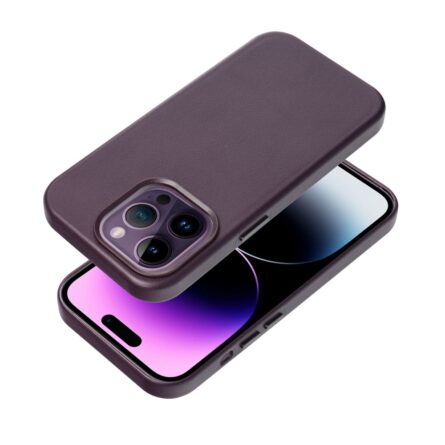 Θήκη κινητού Oem Leather Mag Cover for iPhone 14 Pro Dark Violet