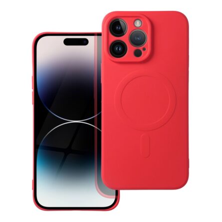 Θήκη κινητού Oem Silicone Mag Cover for iPhone 14 Pro Max Red