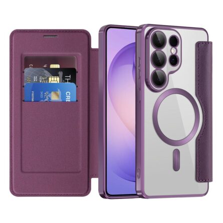 Θήκη κινητού Techsuit SmartMag Book for Samsung Galaxy S26 Ultra Purple