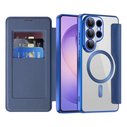 Θήκη κινητού Techsuit SmartMag Book for Samsung Galaxy S26 Ultra Blue