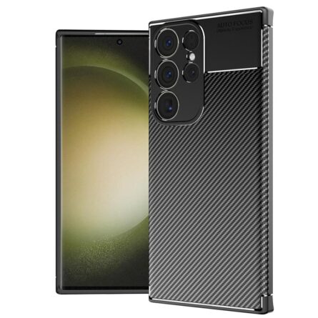 Θήκη κινητού Techsuit CarbonFiber for Samsung Galaxy S23 Ultra Black
