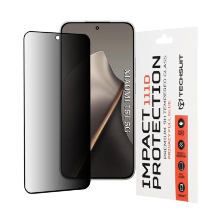 Προστασία οθόνης κινητού Techsuit 111D Privacy Full Glue for Xiaomi 15T Black