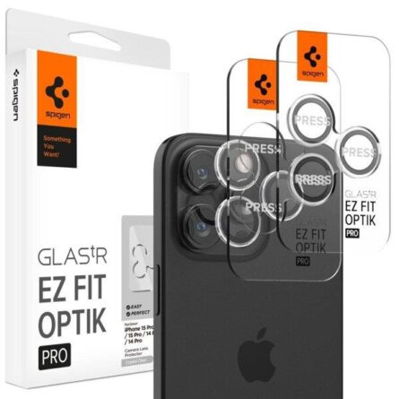 Προστασία Κάμερας Spigen Glas.tR EZ Fit Optik Pro Camera Cover for iPhone 14 Pro / 14 Pro Max / 15 Pro / 15 Pro Max / 16 Pro / 16 Pro Max 2 pcs.