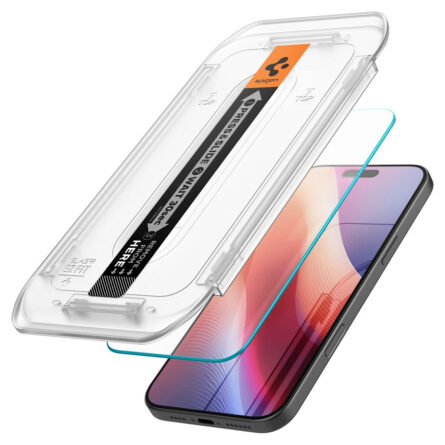 Προστασία Οθόνης Κινητού Spigen Glass EZ Fit for iPhone 16 Pro / iPhone 17 / iPhone 17 Pro / iPhone 18 Pro Clear 2-Pack
