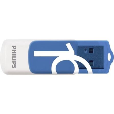 Flash Disk Philips Vivid 16GB USB 2.0 Stick Λευκό