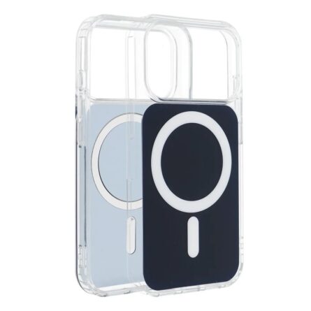 Θήκη κινητού Forcell Clear Fusion Mag Compatible with MagSafe for A37 Navy Blue