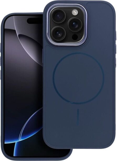 Θήκη κινητού Forcell Frame Mag Compatible with MagSafe for iPhone 13 Navy Blue