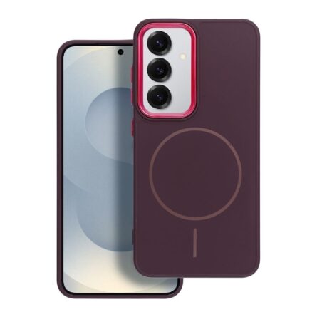 Θήκη κινητού Forcell Frame Mag Compatible with MagSafe for Samsung A57 Purple