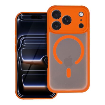 Θήκη κινητού Forcell Full Matte Mag Cover Compatible with MagSafe for Samsung A37 Orange