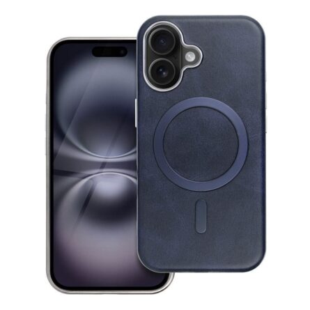 Θήκη κινητού Forcell Gentleman Mag Cover Compatible with MagSafe for iPhone 13 Navy Blue