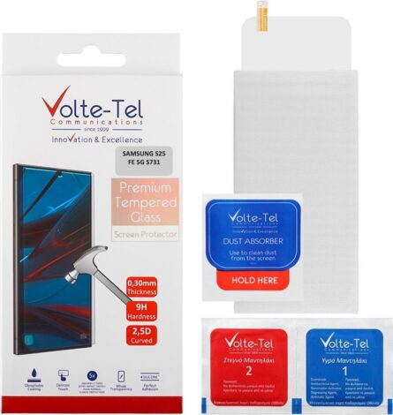 Προστασία οθόνης κινητού Volte-Tel for Samsung S25 FE 5G Clear