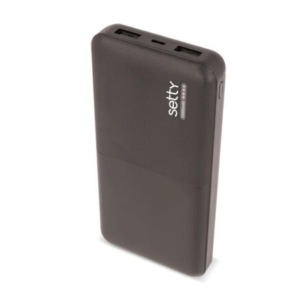 Powerbank Setty 10000 mAh SPB-10 με 2 x USB-A Black