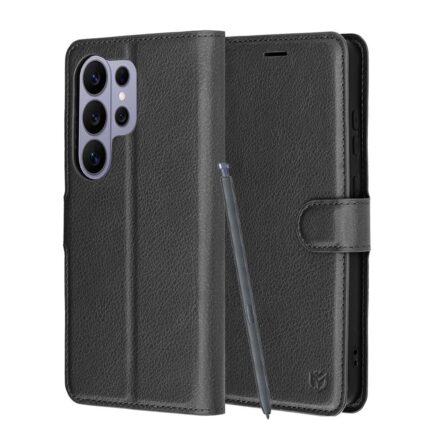 Θήκη κινητού Techsuit Leather Folio for Samsung Galaxy S26 Ultra Black