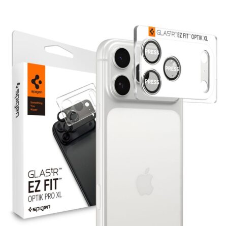 Προστασία Κάμερας Spigen Optik.tR EZ Fit Pro XL Camera Glass (AGL10647) for iPhone 17 Pro Silver