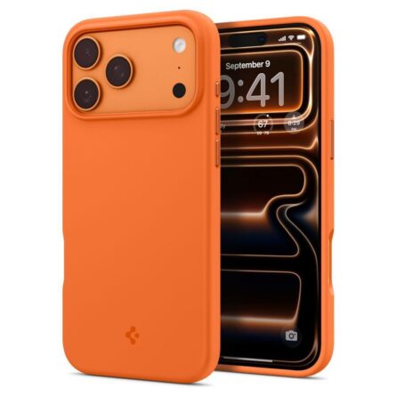 Θήκη κινητού Spigen Silicone Fit MagSafe for iPhone 17 Pro Max Cosmic Orange