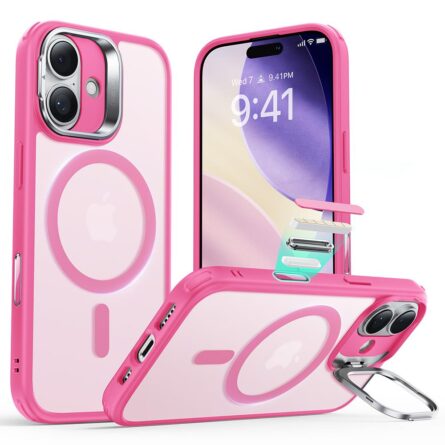 Θήκη κινητού ESR Classic Hybrid HaloLock Kickstand for iPhone 17 Frosted Pink