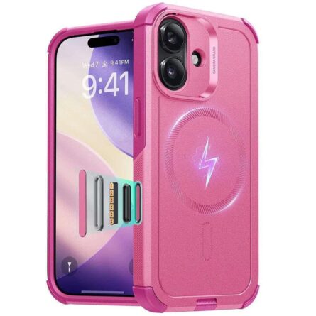 Θήκη κινητού ESR Cyber Halolock iPhone 17 Pink