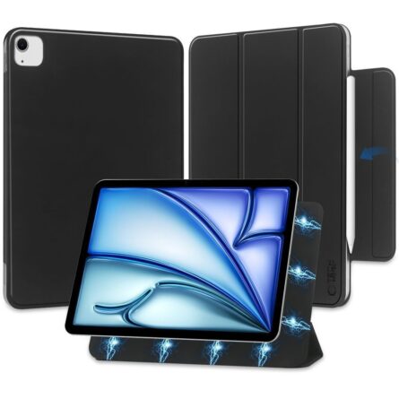Θήκη Tablet Tech-Protect Smartcase Magnetic for iPad Air 13 2024 Black