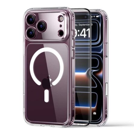 Θήκη κινητού ESR Classic Hybrid HaloLock+ Sreen Protectorfor iPhone 18 Pro / 17 Pro Clear