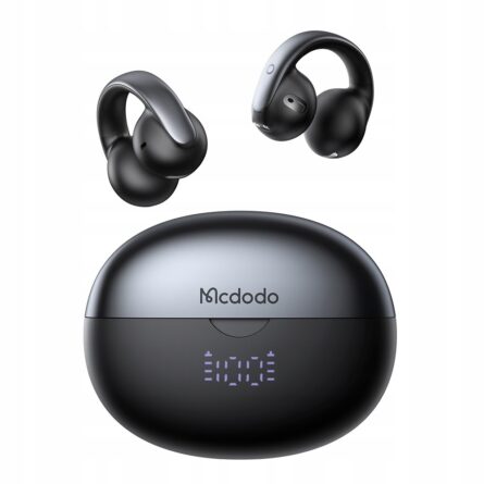Ακουστικό Macdodo Wireless Earbuds Air O3 Series Bluetooth V5.4 Digital Display Black