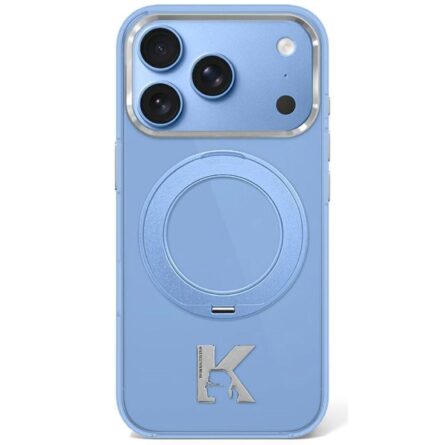 Θήκη κινητού Karl Lagerfeld Hardcase IML Ring Stand MagSafe Kameo Metal for iPhone 18 Pro/ iPhone 17 Pro Blue