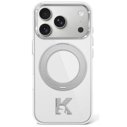 Θήκη κινητού Karl Lagerfeld Hardcase IML Ring Stand MagSafe Kameo Metal for iPhone 18 Pro  / iPhone 17 Pro Transparent