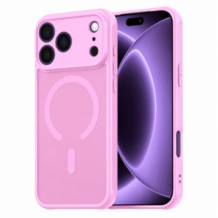 Θήκη κινητού Techsuit HaloFrost II MagSafe for iPhone 18 Pro / iPhone 17 Pro Pink
