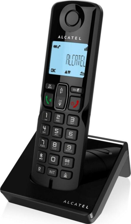 Ασύρματο Τηλέφωνο Alcatel S250 ασύρματο τηλέφωνο με δυνατότητα αποκλεισμού κλήσεων Black