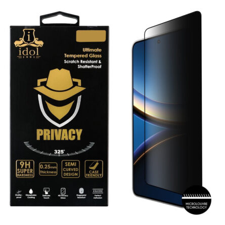 Προστασία οθόνης κινητού Idol 1991 0.25mm for Xiaomi Poco F7 Pro Black Privacy