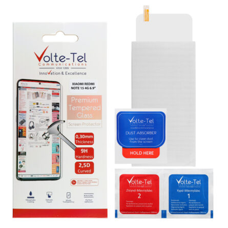 Προστασία οθόνης κινητού Volte-Tel for Xiaomi Redmi note 15 4G Clear