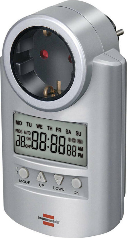 Πολύπριζο Brennenstuhl Primera-Line Digital Weekly Timer DT Grey