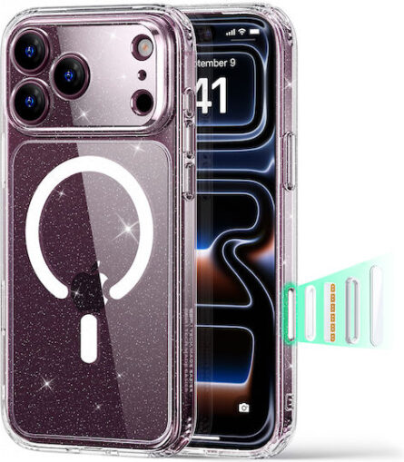Θήκη κινητού ESR Classic Hybrid HaloLock for iPhone 18 Pro Max / iPhone 17 Pro Max Clear Shimmer